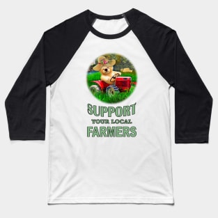 Support Your Local Farmers Baseball T-Shirt